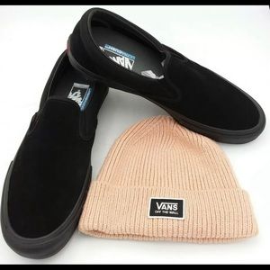 Vans Ultra Cush Black Suede Slip Ons - US Mens size 6
